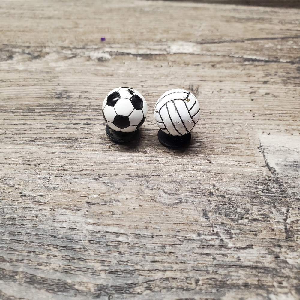 Soccerโ volleyball AUTHENTIC SHOE CHARM FIT CROCS HOLES